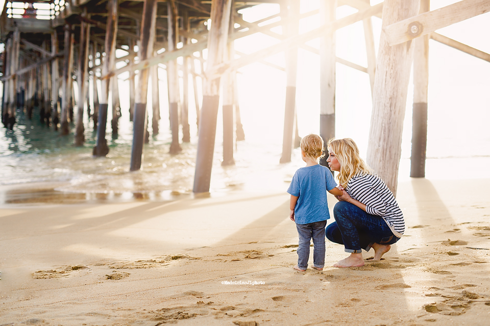 Balboa Pier family beach session | Orange County family photographer
